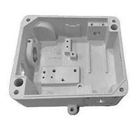 Industrial aluminium casting structural part